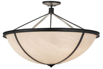 Commerce Six Light Pendant in Reticulated Black (57|157570)