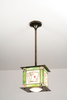 Poker Face One Light Mini Pendant in Mahogany Bronze (57|15544)