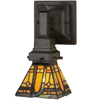 Sierra Prairie Mission One Light Wall Sconce in Mahogany Bronze (57|153637)