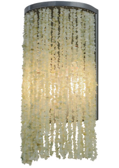 Jade Two Light Wall Sconce in Black Chrome Over Nickel (57|153076)