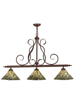 Willow Three Light Island Pendant in Rust (57|152997)
