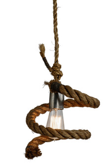 Rope One Light Mini Pendant in Clear Coat (57|152480)