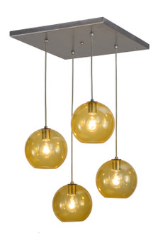 Bola Four Light Pendant in Brushed Nickel (57|151952)