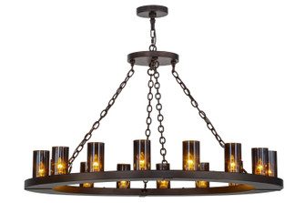 Loxley 16 Light Chandelier in Mahogany Bronze (57|151695)