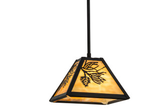 Winter Pine One Light Mini Pendant in Textured Black (57|150163)