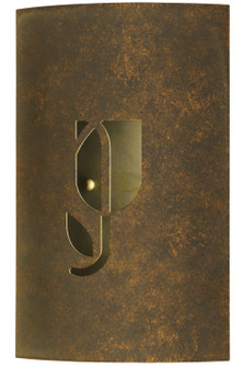 Country Inn LED Wall Sconce in Gilded Tobacco (57|148710)