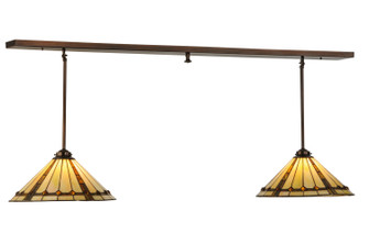 Belvidere Two Light Island Pendant in Mahogany Bronze (57|148282)