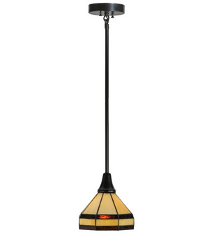 Topridge One Light Mini Pendant in Craftsman Brown (57|145363)