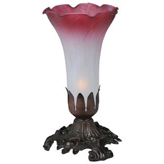 Pink/White Candle in Mahogany Bronze (57|14468)