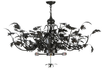 Greenbriar Oak Six Light Inverted Pendant in Timeless Bronze (57|144580)