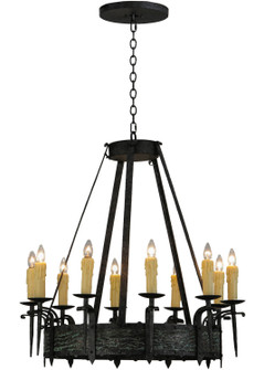 Costello Ten Light Chandelier in Smoke (57|144262)