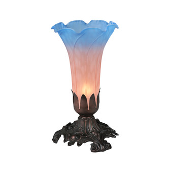 Pink/Blue One Light Mini Lamp in Mahogany Bronze (57|14321)