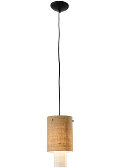 Cilindro One Light Mini Pendant in Textured Black (57|143132)