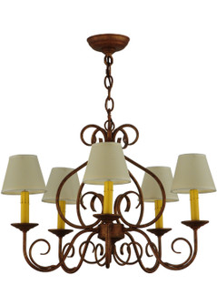 Jenna Five Light Chandelier in Autumn Leaf (57|142077)