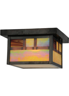 Hyde Park One Light Flushmount in Craftsman Brown (57|141353)