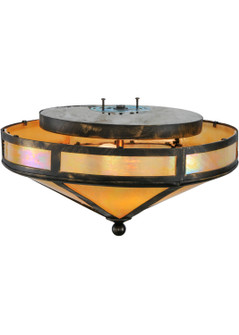 Craftsman Two Light Flushmount in Antique Black (57|140867)