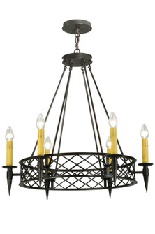 Topridge Six Light Chandelier in Timeless Bronze (57|139014)