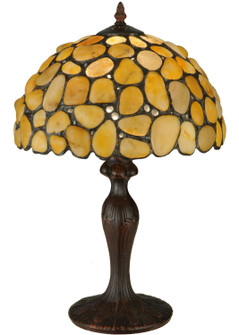 Agata One Light Table Lamp in Mahogany Bronze (57|138123)