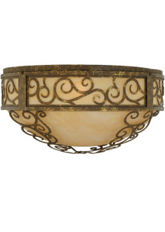 Lilliana Three Light Flushmount in Pompeii Gold (57|137511)