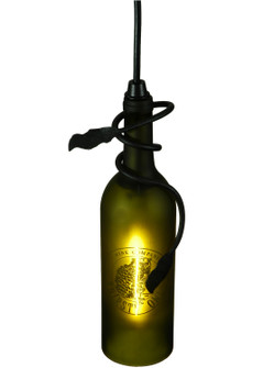 Personalized One Light Mini Pendant in Textured Black (57|137401)