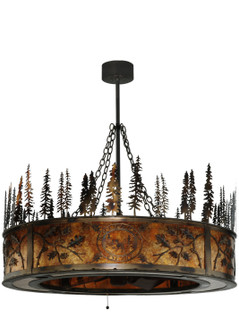 Personalized 20 Light Chandel-Air in Burnished Antique Copper (57|136761)