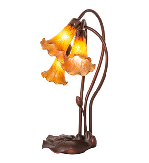 Amber Three Light Accent Lamp in Mahogany Bronze (57|13636)