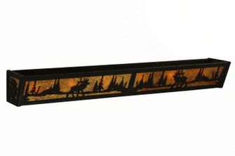 Elk At Lake Six Light Vanity in Dark Roast (57|134636)