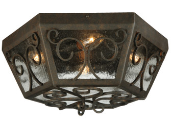 Camilla Four Light Flushmount in Copper Rust (57|130683)