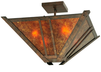 Arta Four Light Semi-Flushmount in Hanna Copper (57|129144)