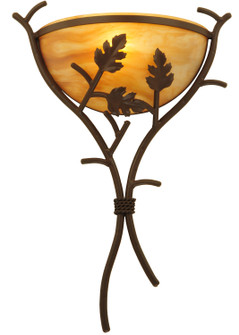 Oak Branch One Light Wall Sconce in Cafe Noir (57|128676)
