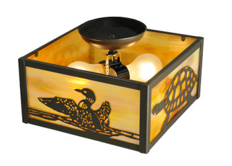 Loons & Turtles Two Light Flushmount in Timeless Bronze (57|128407)