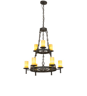 Newcastle Nine Light Chandelier in Coffee Bean (57|126503)