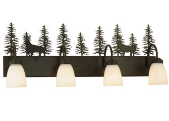 Deer Through The Trees Four Light Vanity in Timeless Bronze (57|126281)