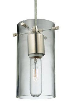 Cilindro One Light Mini Pendant in Brushed Nickel (57|122406)