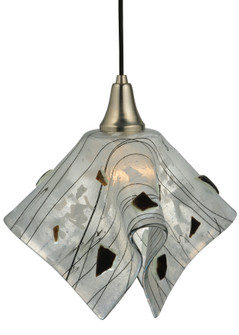 Handkerchief One Light Pendant in Brushed Nickel (57|122305)