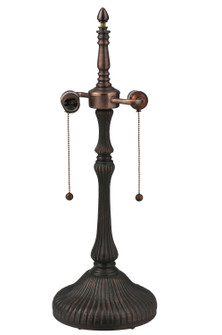 Ribbed Two Light Table Base Hardware in Mahogany Bronze (57|12223)