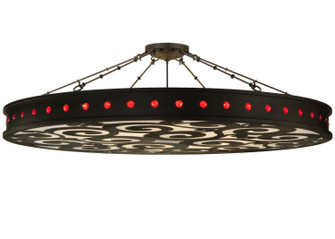 Jules 16 Light Semi-Flushmount in Ruby Red / Statuario Idalight (57|121791)