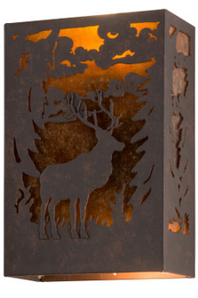 Deer Two Light Wall Sconce in Cajun Spice (57|120788)