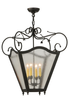 Terena Four Light Pendant in Black Metal,Custom (57|120305)