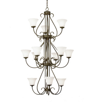 Jaqueline 12 Light Chandelier in Antiquity (57|120260)