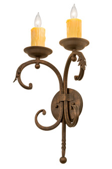 Andorra Two Light Wall Sconce in Gilded Tobacco (57|120207)