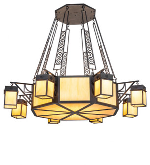 Azrael Eight Light Chandelier in Chestnut (57|119670)