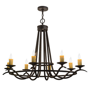 Octavia Eight Light Chandelier in Chestnut (57|117861)
