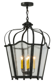 Citadel Four Light Pendant in Black Metal (57|117836)