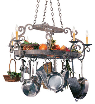 Neo Six Light Pot Rack in Ash (57|116372)