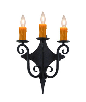 Angelique Three Light Wall Sconce in Chestnut (57|116166)