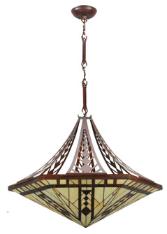 Sonoma Three Light Pendant in Red Rust (57|115997)