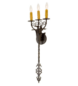 Merano Three Light Wall Sconce in Copper Rust (57|115897)