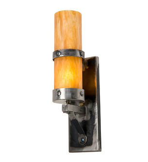 Parker One Light Wall Sconce in Satin Clear Steel (57|115723)
