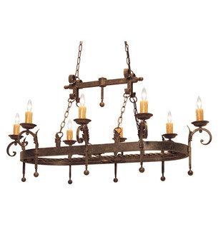 Andorra Eight Light Pendant in Gilded Tobacco (57|115624)